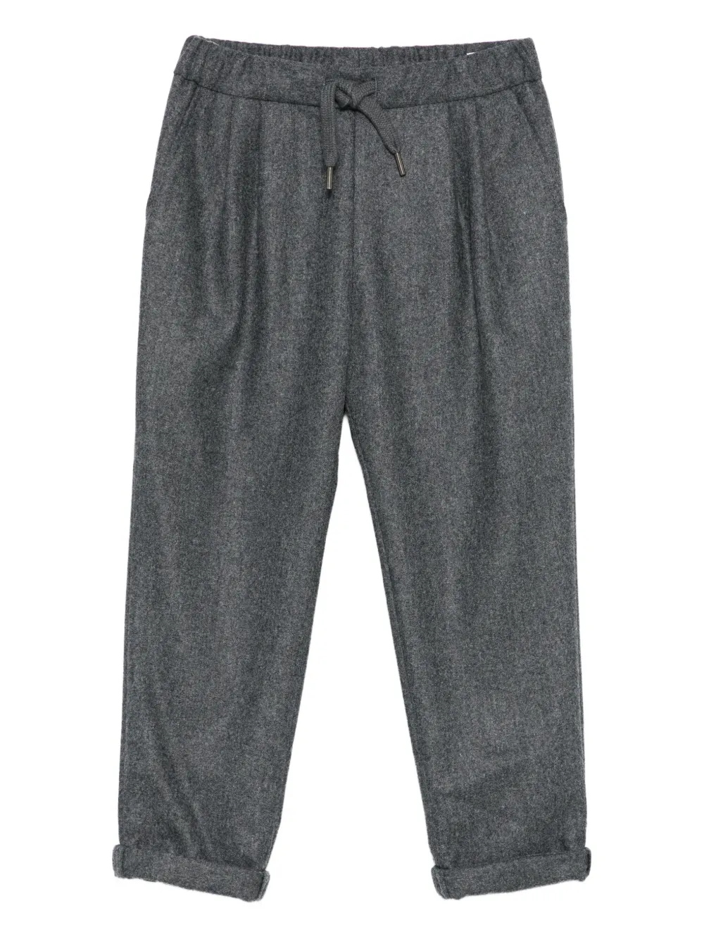 Brunello Cucinelli Kids pantalones con pretina elástica | gris | Image 1