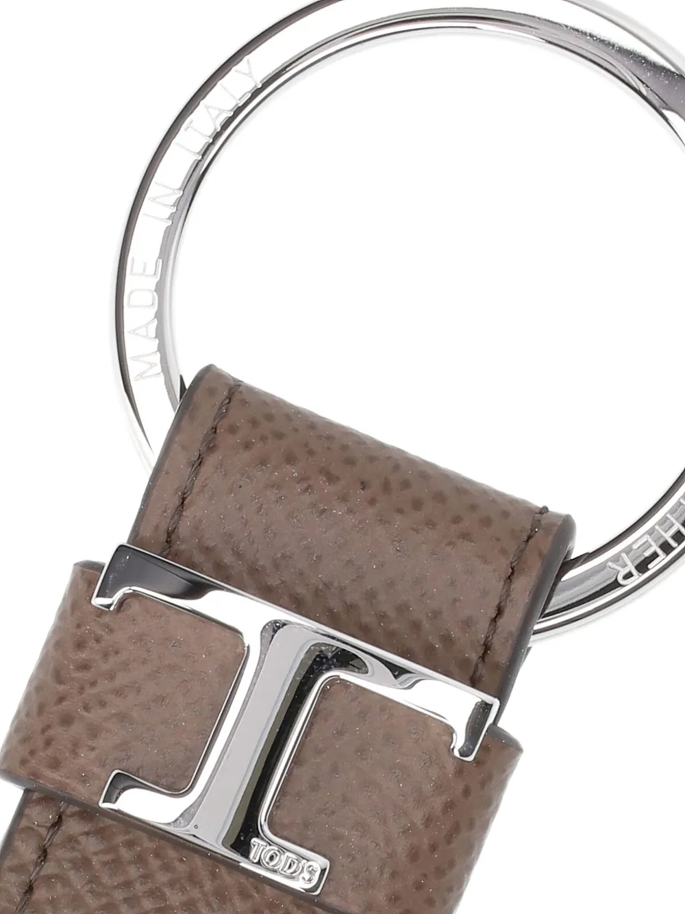 Tod's Leren sleutelhanger Bruin