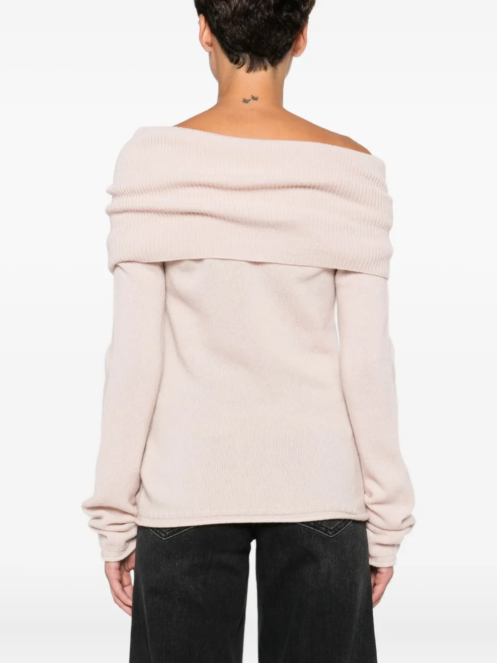 Roberto Collina Off-shoulder trui Roze
