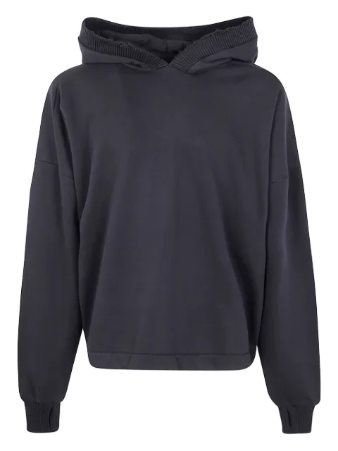 Thom Krom ribbed-trim long-sleeve hoodie
