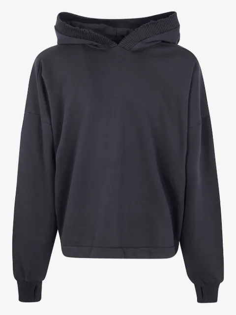 Thom Krom ribbed-trim long-sleeve hoodie