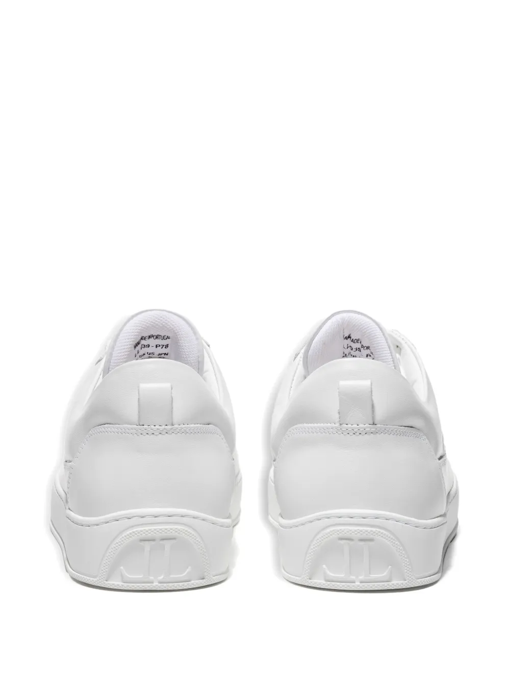 Leandro Lopes Faisca quilted-pattern leather sneakers White