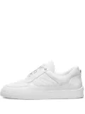 Leandro Lopes Faisca quilted-pattern leather sneakers - White