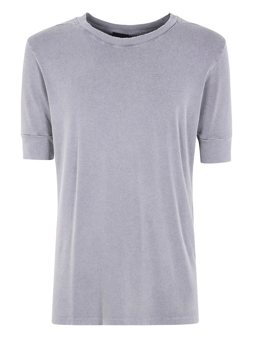 Thom Krom Katoenen T-shirt met korte mouwen Grijs