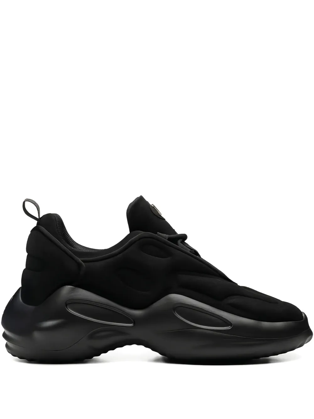 Leandro Lopes Mining logo-print sneakers Black