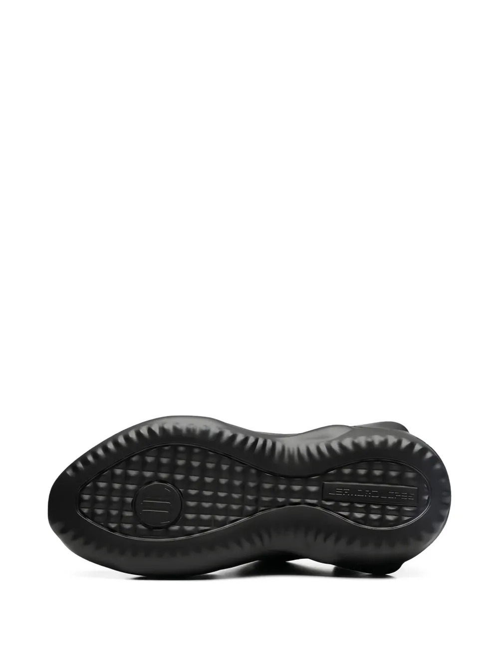 Leandro Lopes Mining logo-print sneakers Black