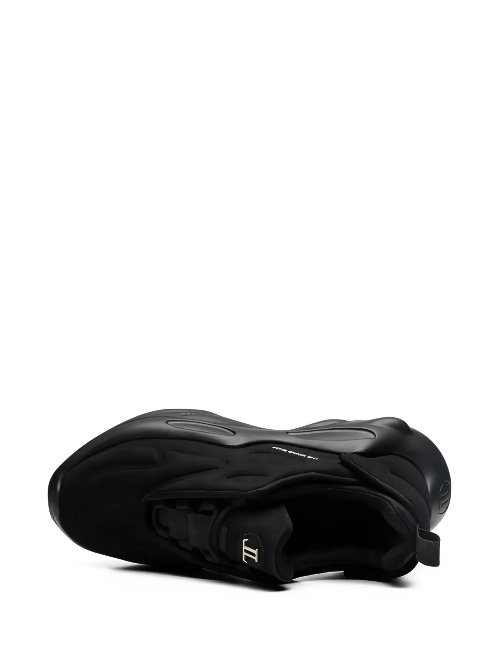Leandro Lopes Mining logo-print sneakers Black