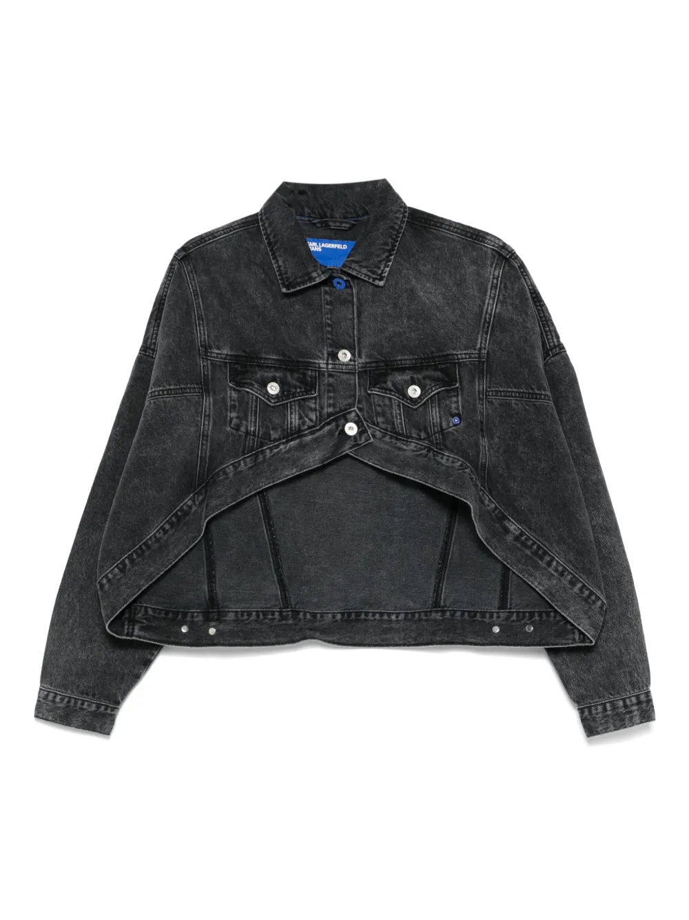Karl Lagerfeld Denim jack Zwart