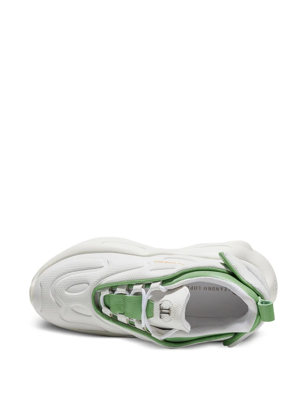 Leandro Lopes Mining logo-detail sneakers White