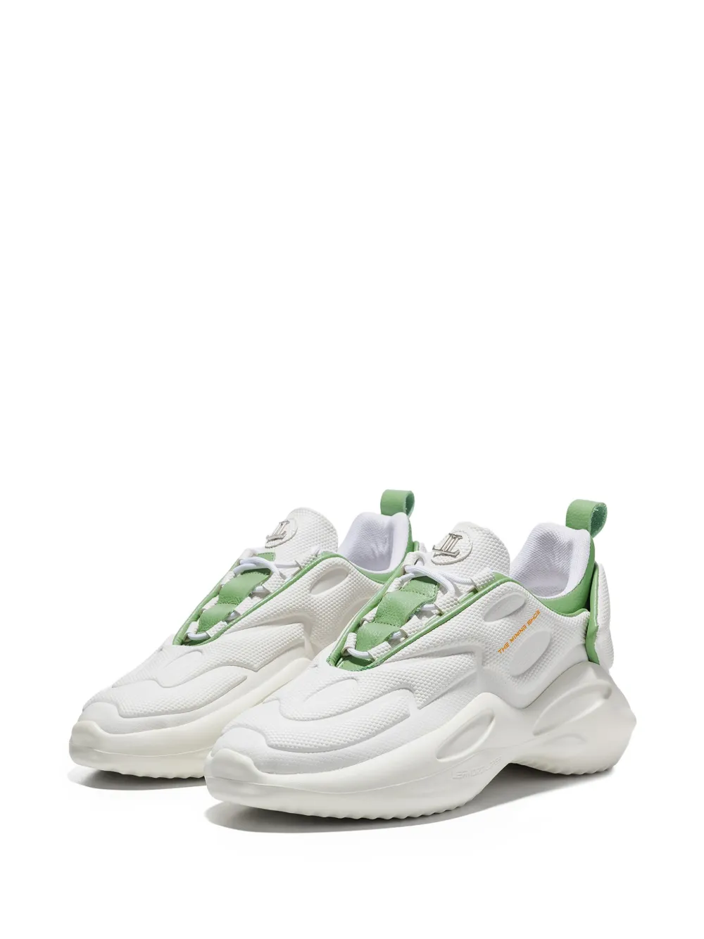 Leandro Lopes Mining logo-detail sneakers White