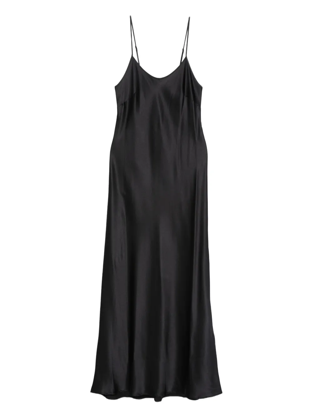 Roberto Collina satin slip dress | Black | Image 1
