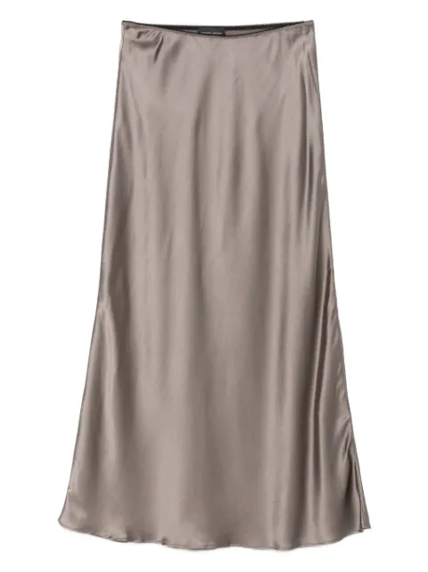 Roberto Collina satin midi skirt