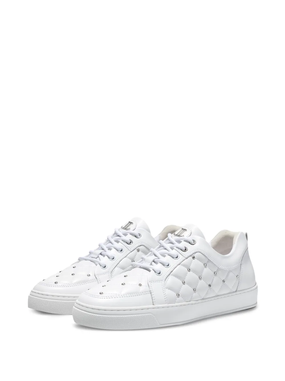 Leandro Lopes Ezio studds-embellishment sneakers White