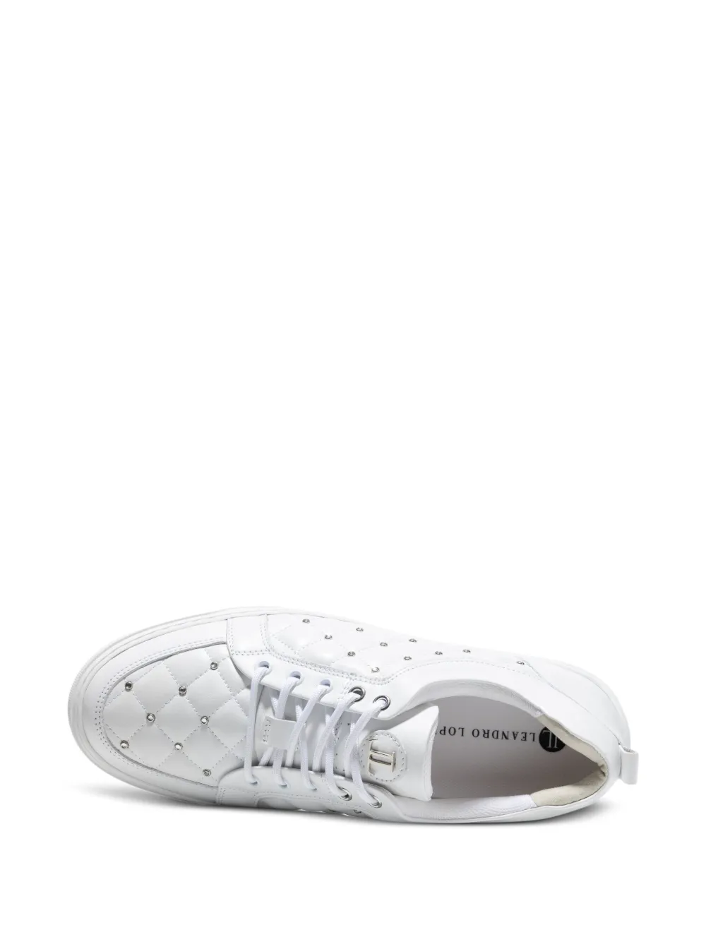Leandro Lopes Ezio studds-embellishment sneakers White