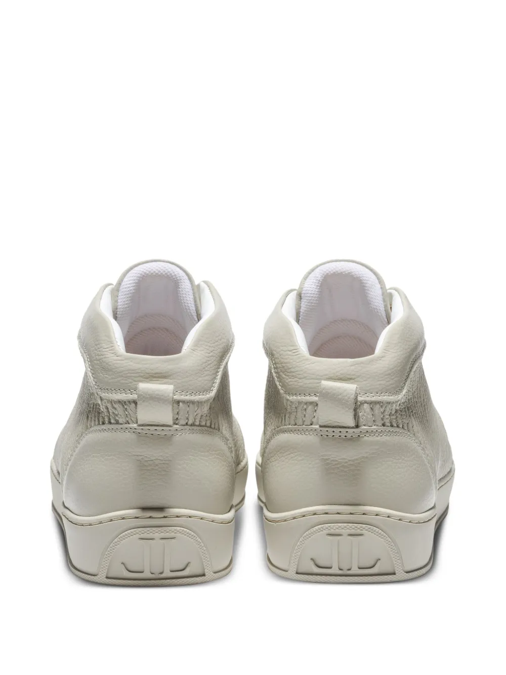 Leandro Lopes Ezio leather sneakers Neutrals