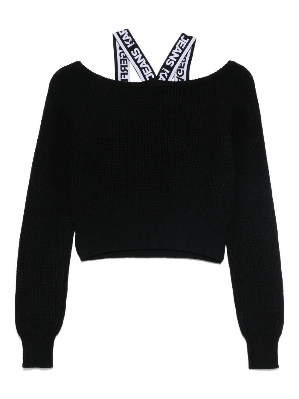 Karl Lagerfeld Jeans Suéter com alças cruzadas | Suéter | Image 2