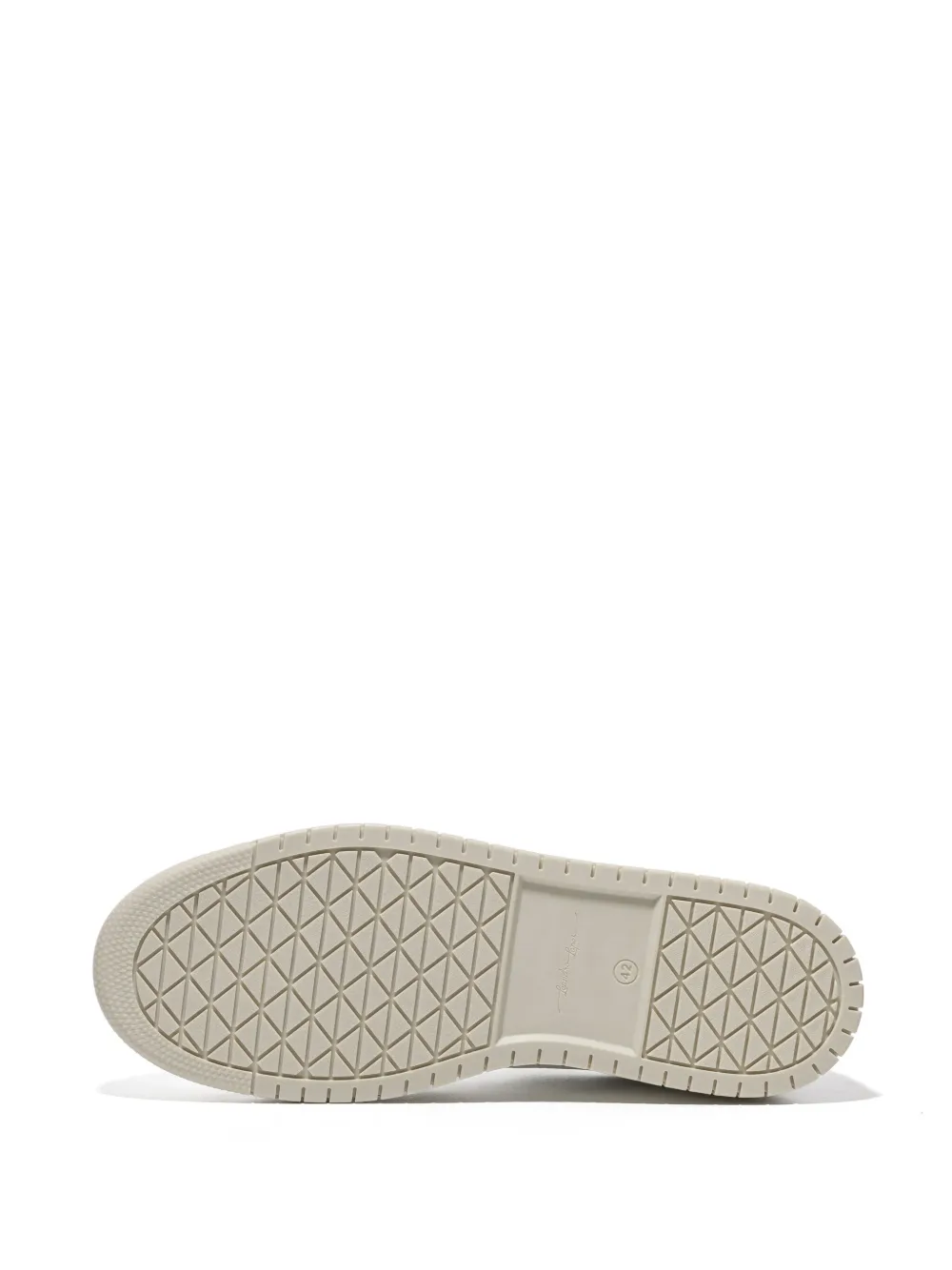 Leandro Lopes quilted lace-up sneakers White