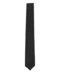 Lardini metallic-thread tie - Black