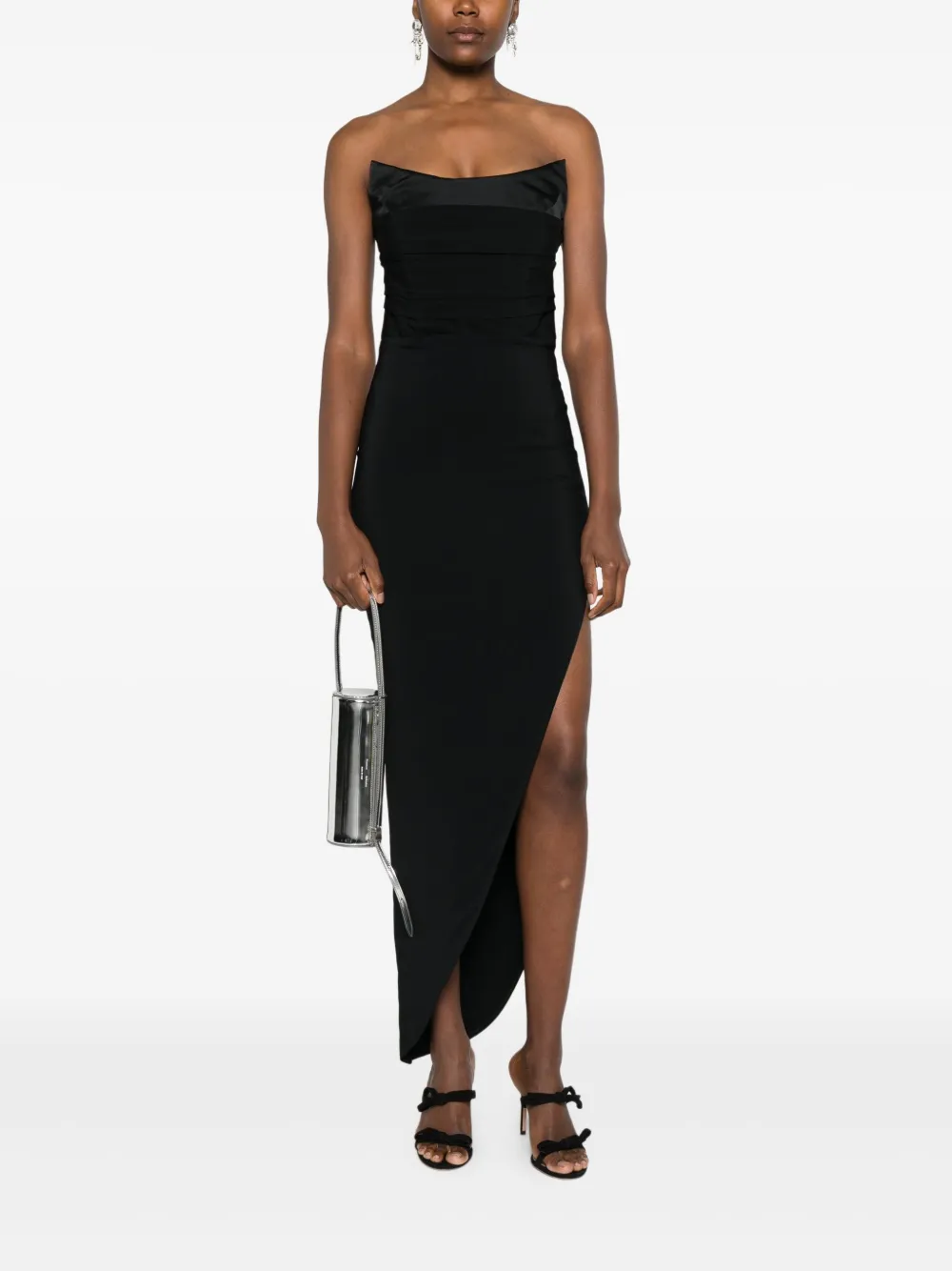 Amen strapless asymmetric midi dress | Cocktail & Party Dresses | Image 2