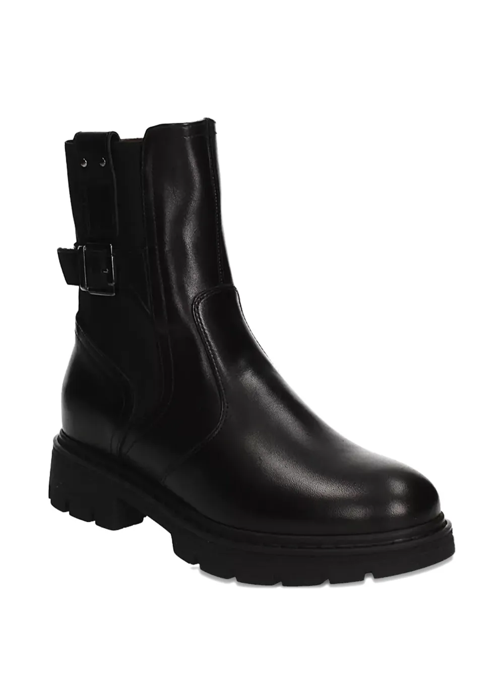 NERO GIARDINI buckle-detail leather boots Black