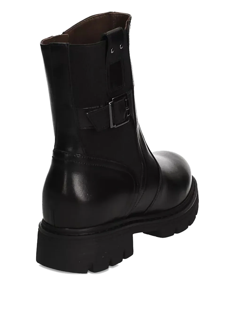 NERO GIARDINI buckle-detail leather boots Black