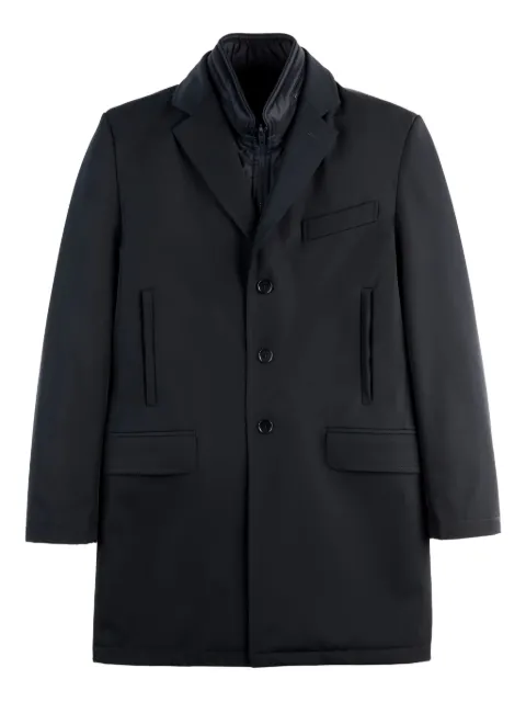 Fay detachable-gilet single-breasted coat