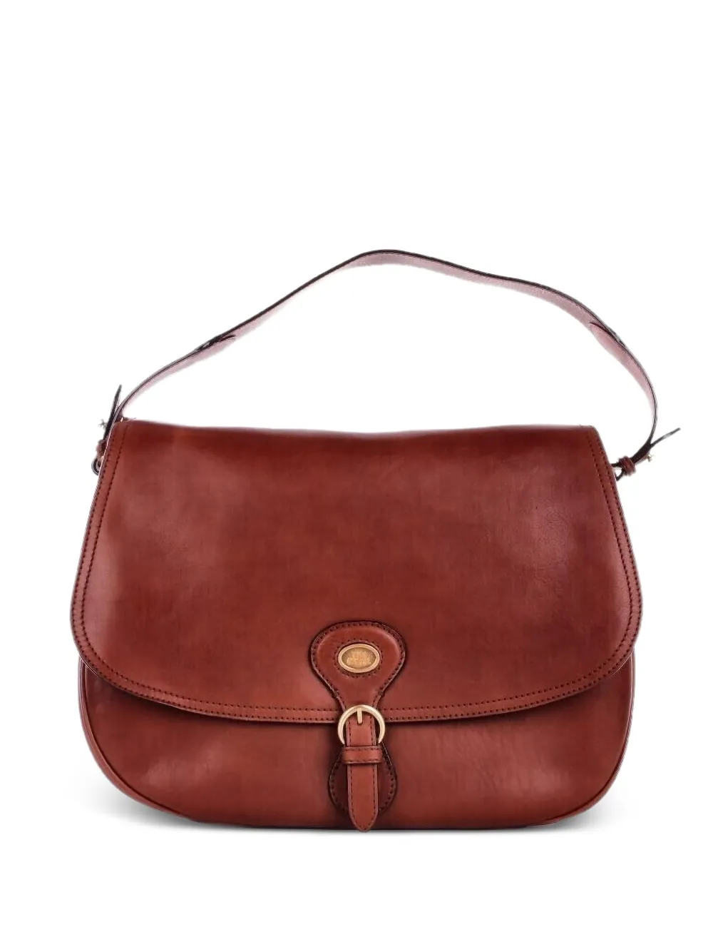 The Bridge buckle-fastening leather shoulder bag | Brown | Image 1