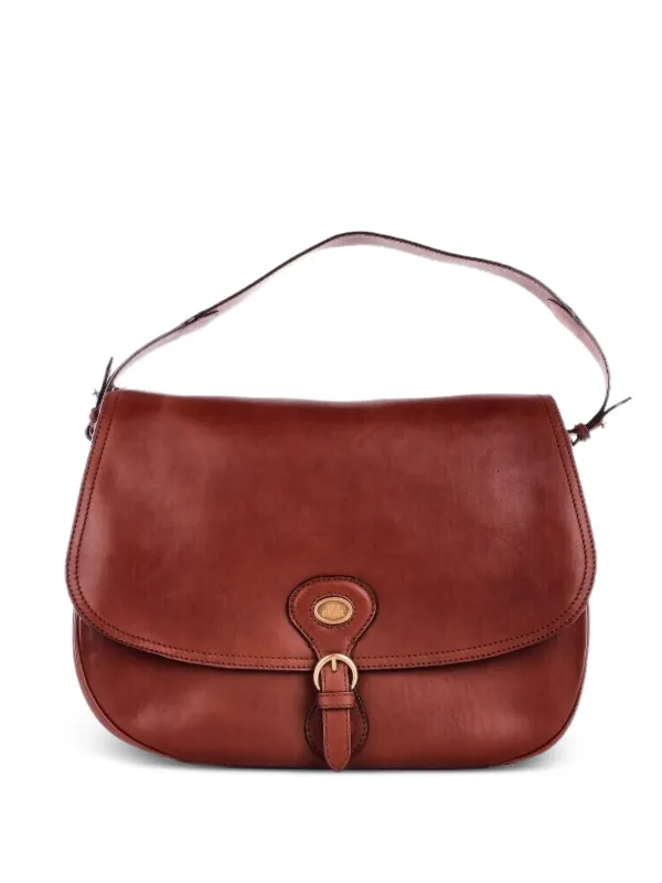 The Bridge buckle-fastening Leather Shoulder Bag FARFETCH UK