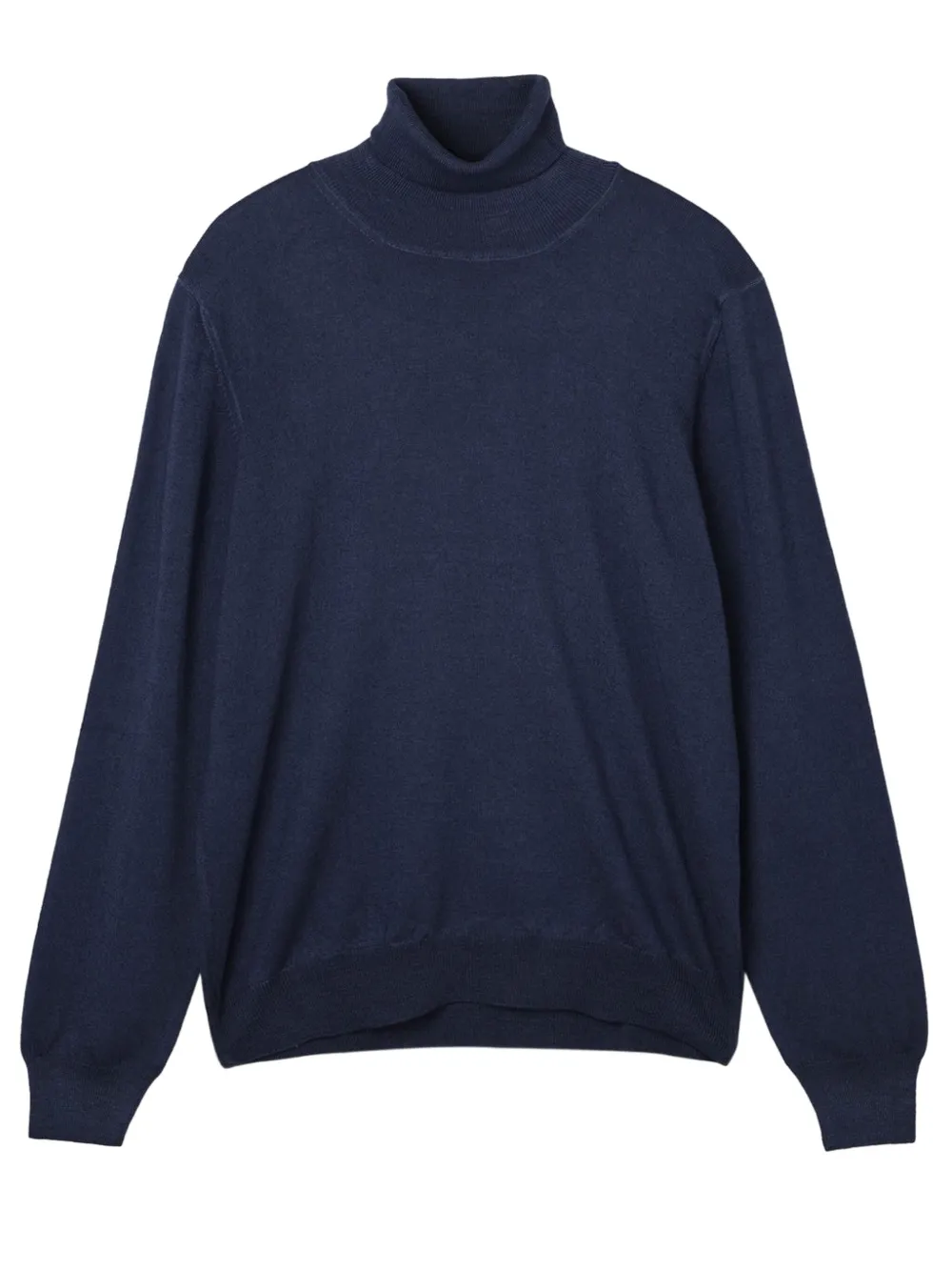 Gran Sasso Turtleneck Wool Sweater In Blue