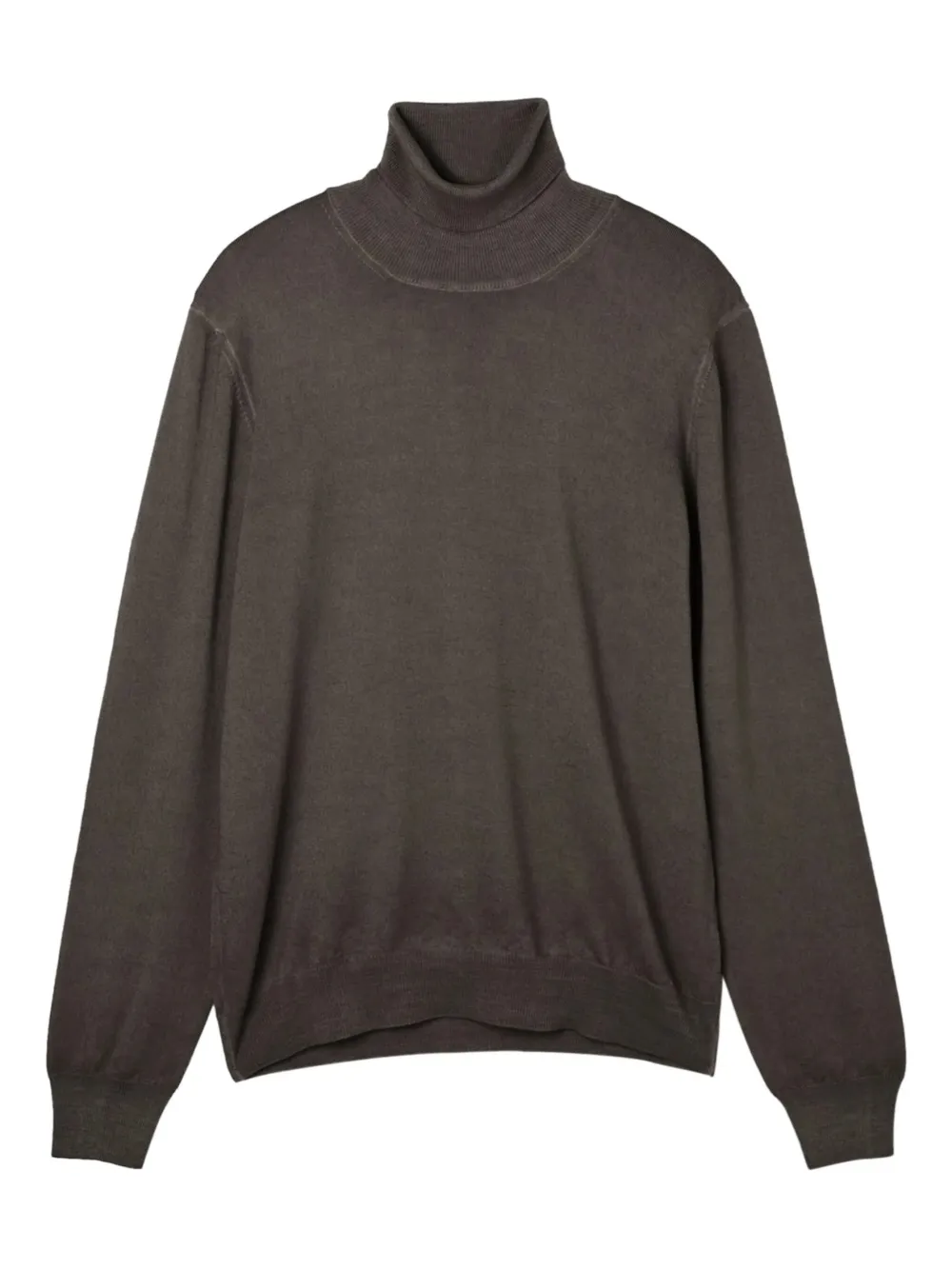 Gran Sasso turtleneck wool sweater | Brown | Image 1
