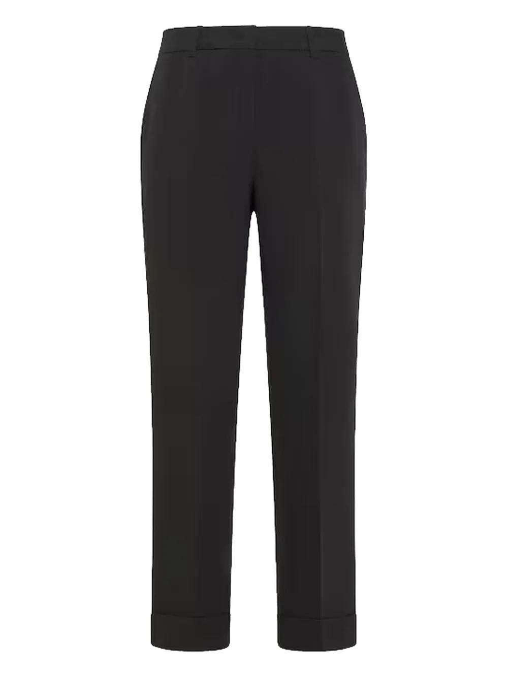 Seventy cuffed pleated trousers - Zwart