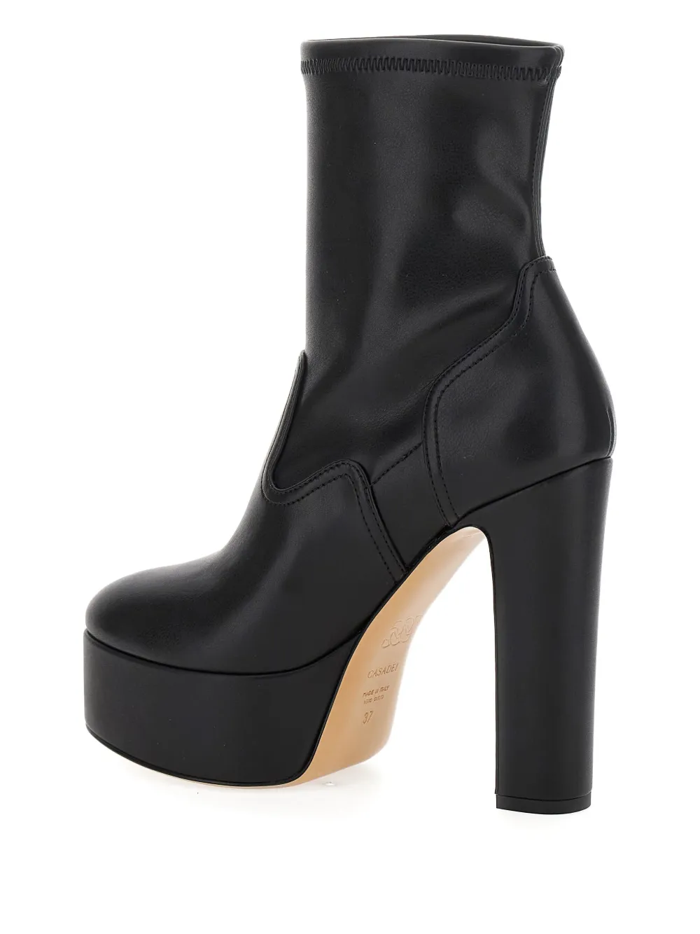 Casadei Patty platform boots Black