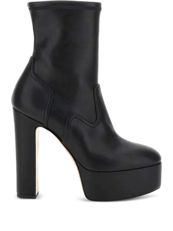 Casadei Patty Platform Boots Black FARFETCH GE