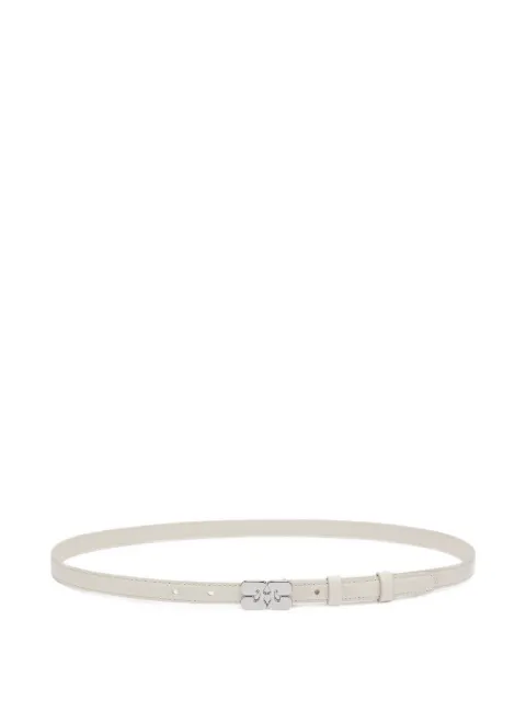 GANNI logo-buckle belt