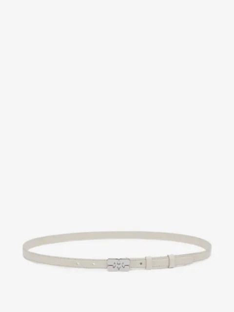 GANNI logo-buckle belt