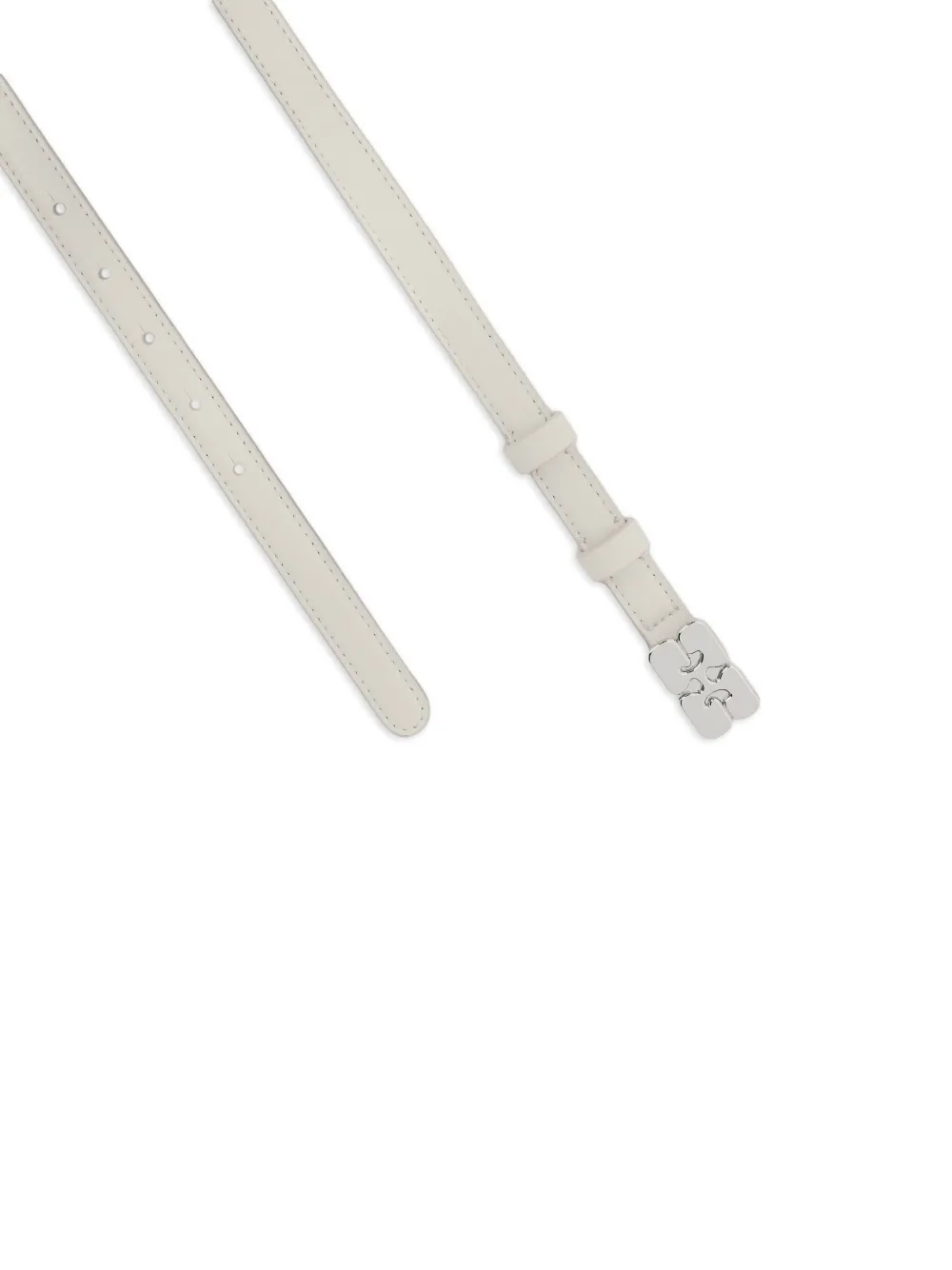 GANNI Riem met logogesp - Wit