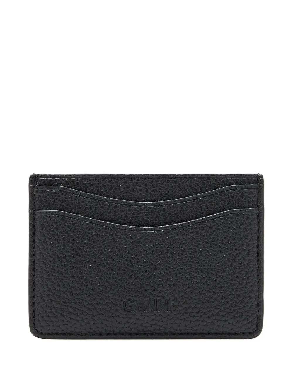 GANNI Bou logo card holder - Zwart