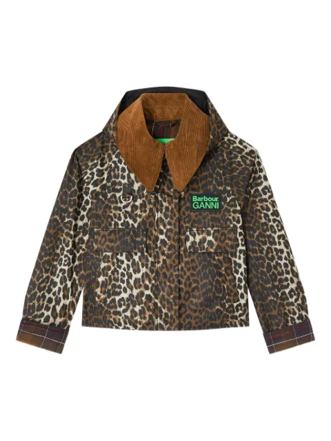 GANNI x Barbour corduroy-collar jacket