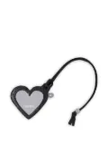 GANNI heart-shaped charm - Black