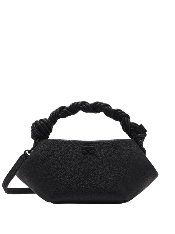 GANNI Bou ノット ショルダーバッグ ミニ | ブラック | FARFETCH JP