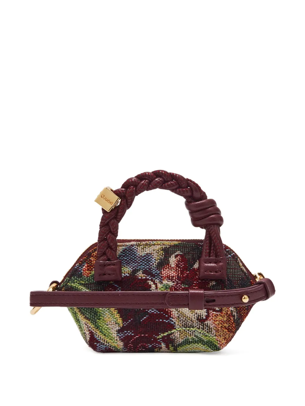 GANNI Tapestry Nano braided-handle mini bag | Image 2