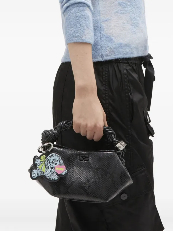 GANNI Blue Puppy キーホルダー | ブラック | FARFETCH JP