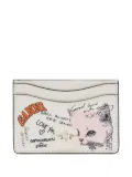 GANNI Kitty logo cardholder - Neutrals