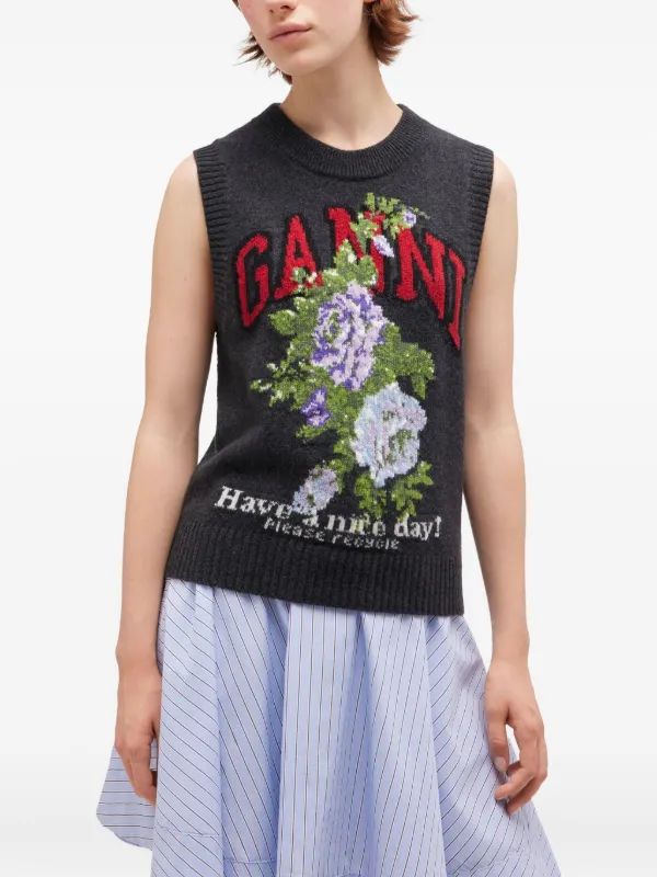 新品タグ付き GANNI ガニー フローラルプリントシャツ 七分丈 32 楽天市場】【5/10限定P10倍+クーポン】【残りわずか】GANNI ガニー