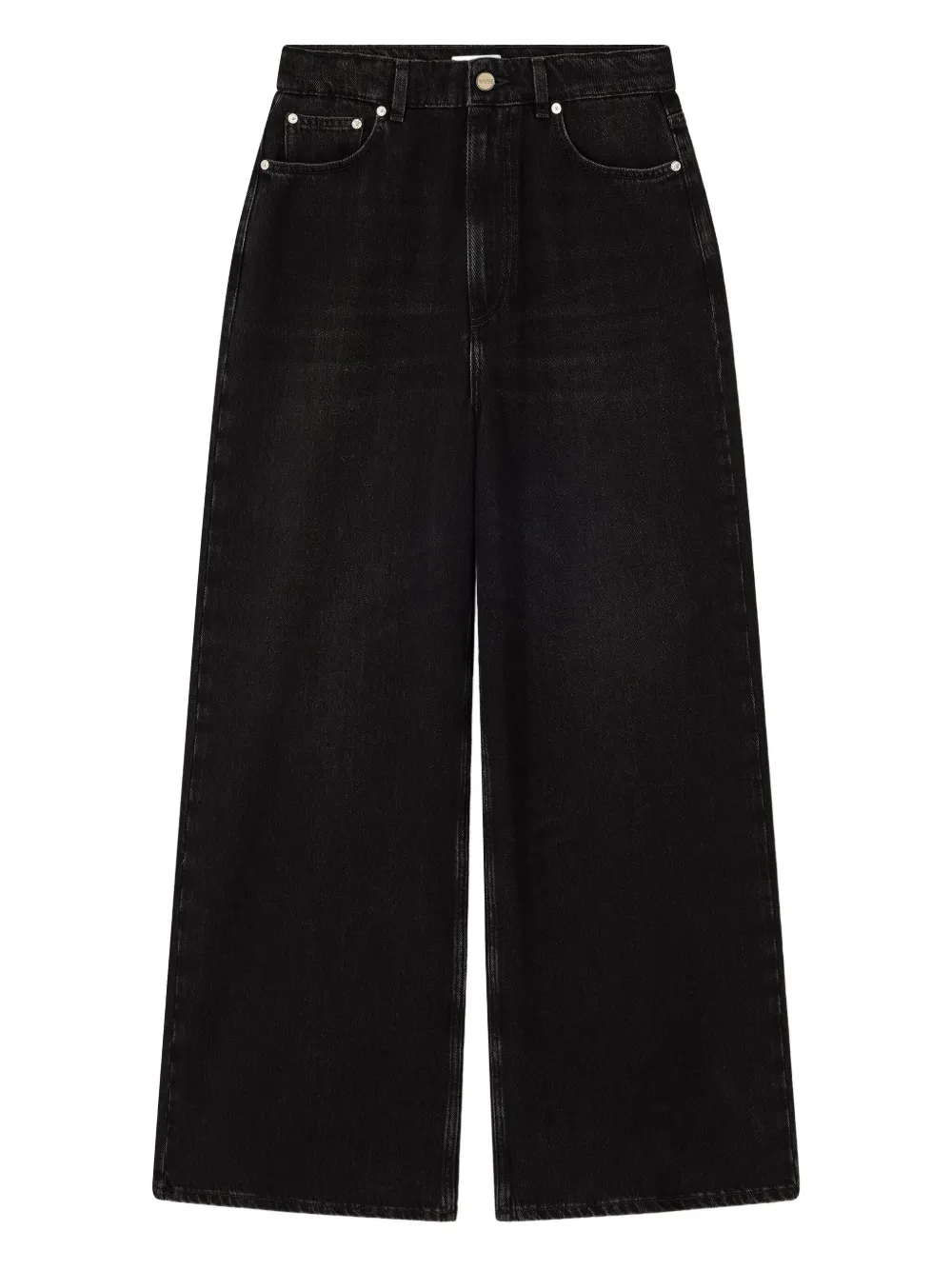 GANNI wide-leg jeans | Black | Image 1
