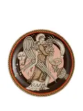 La DoubleJ Angel decorative plate - Brown