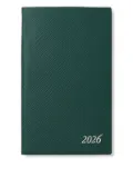 Smythson 2026 Panama weekly diary - Green