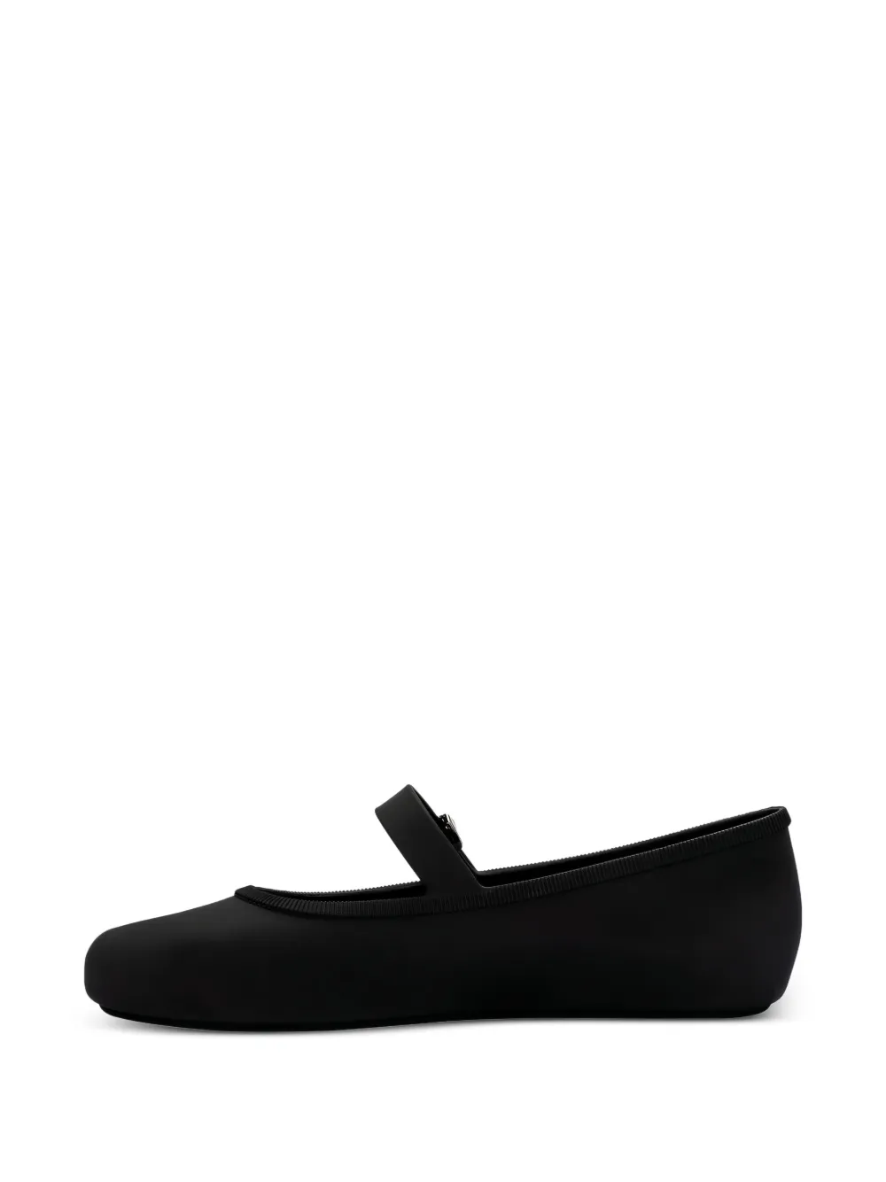 Melissa Soft Buckle-strap Ballerinas In Black