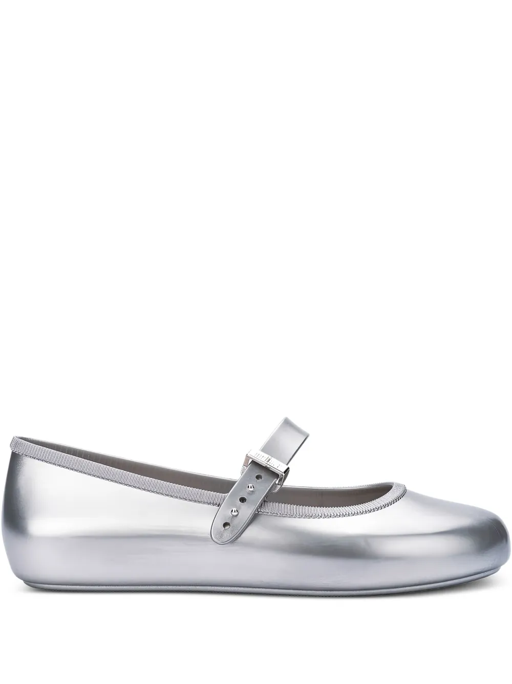 Soft buckle-strap ballerinas
