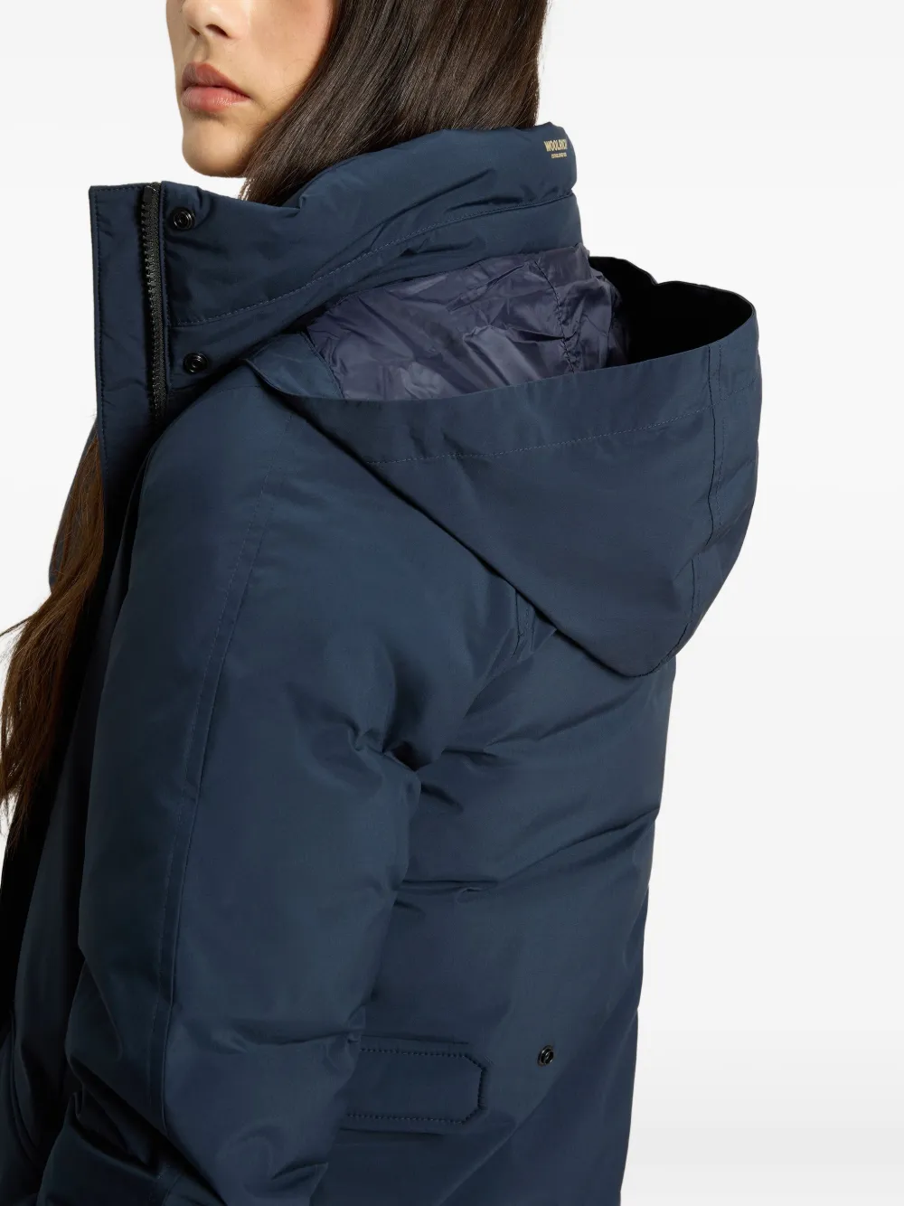 Woolrich Parka met capuchon Blauw
